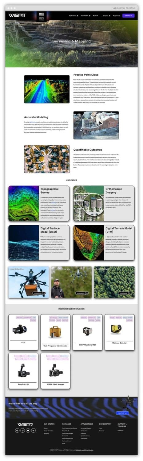WISPR Applications Market Segment Page
