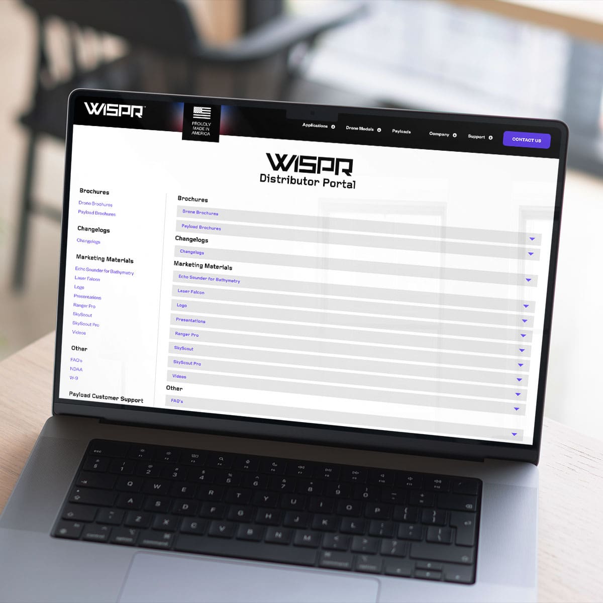 WISPR Distributor Portal