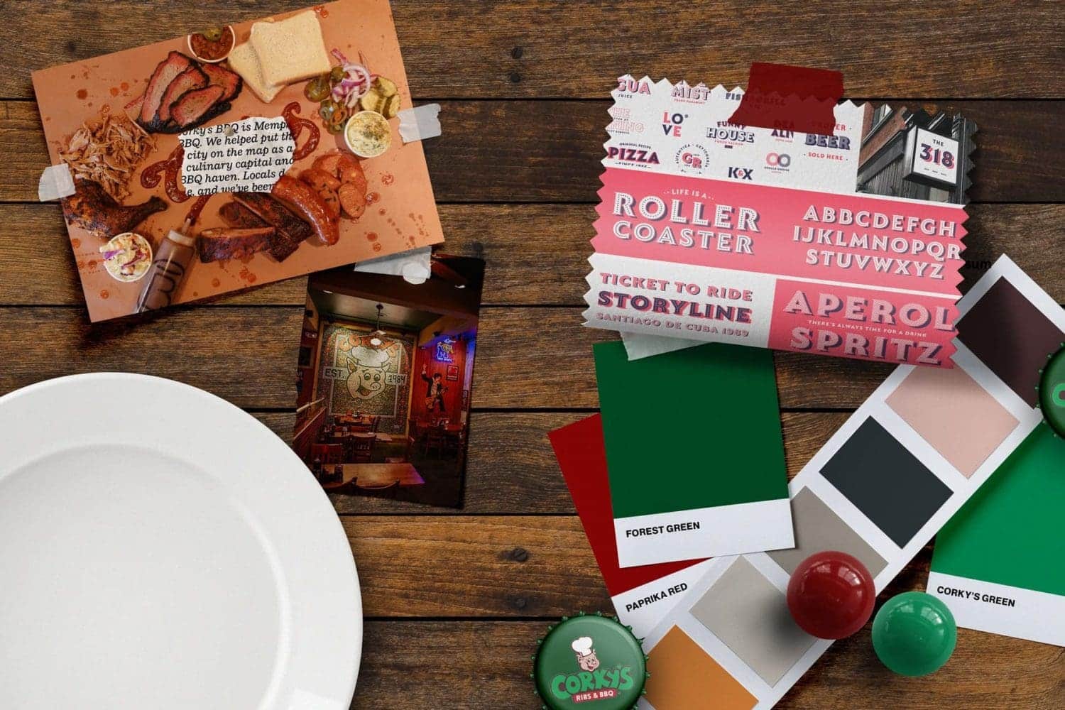 Corkys Memphis eCommerce Moodboard min