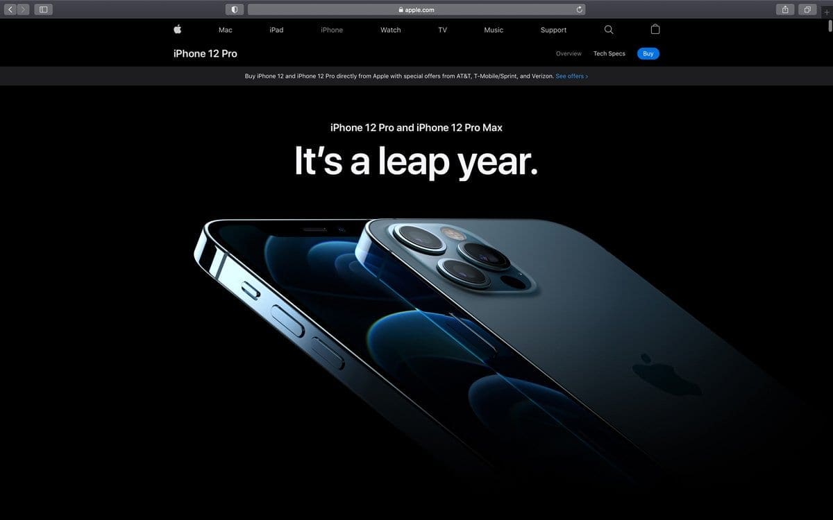 Memphis Website Design Trends Dark Mode Example