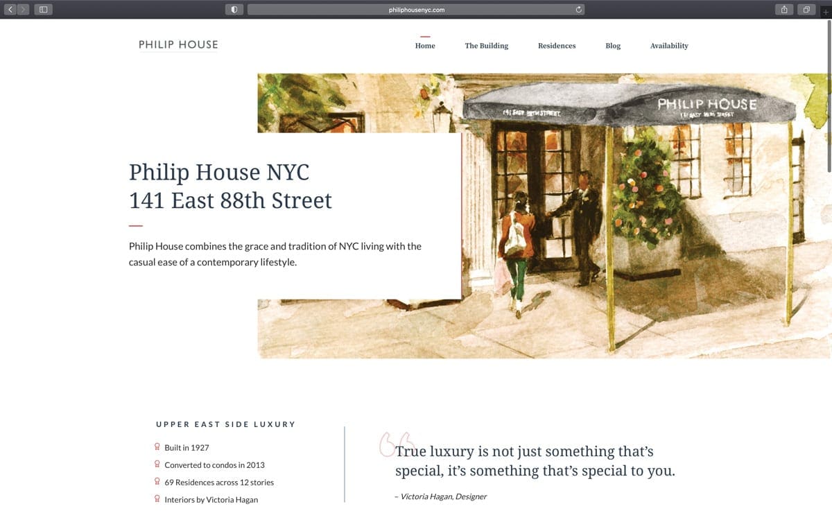 Memphis Website Design Trends White Space Example