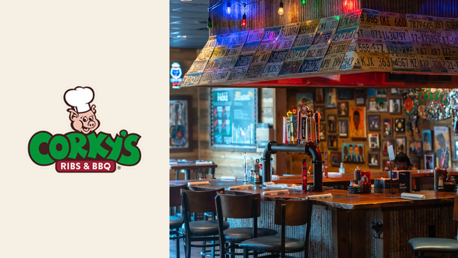 Corky's BBQ brand and project imagery