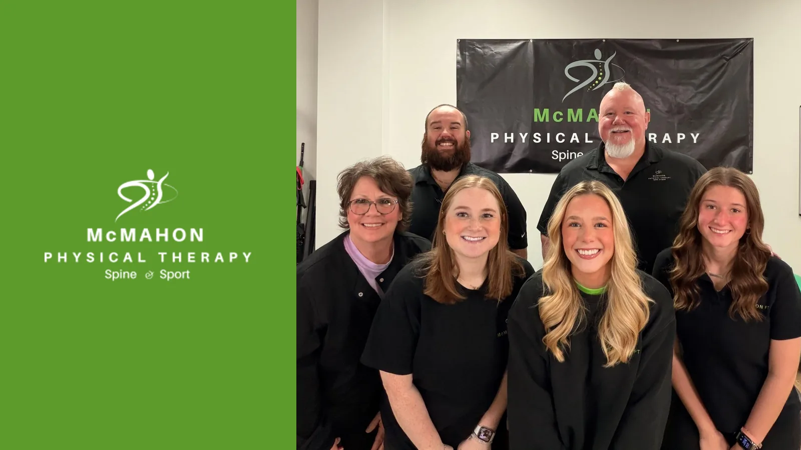 McMahon Physical Therapy brand and project imagery