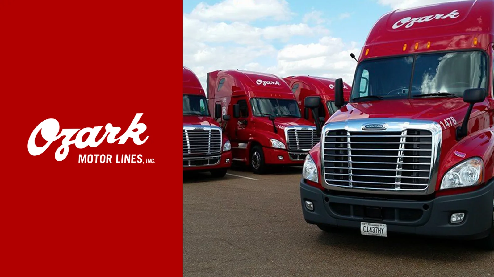 Ozark Motor Lines brand and project imagery