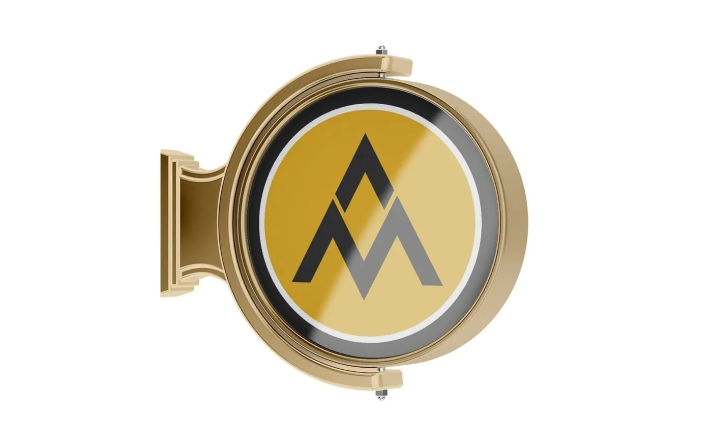 Logo on a blade sign