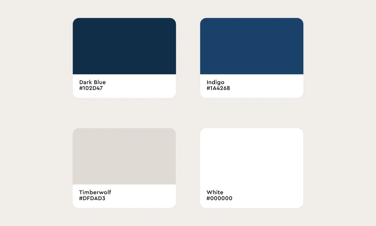 Brand color palette